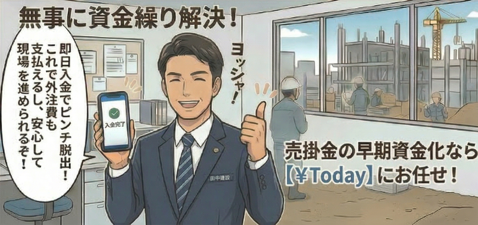無事に資金繰り解決！¥Todayにお任せ