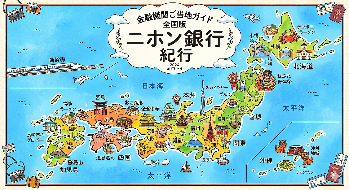 ニホン銀行紀行 金融機関ご当地ガイド 全国版