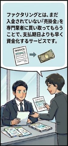 ファクタリングとは売掛金を専門業者に買い取ってもらうサービス